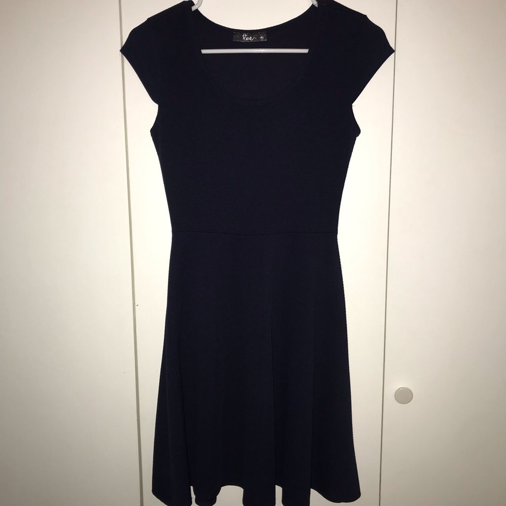 Navy Blue T-Shirt Dress